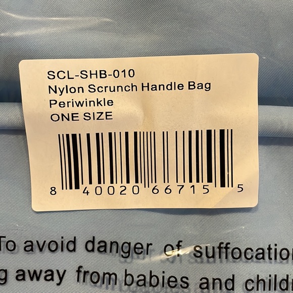 Stoney Clover Lane SCL Periwinkle Scrunch Handle Bag NWT - Picture 3 of 3